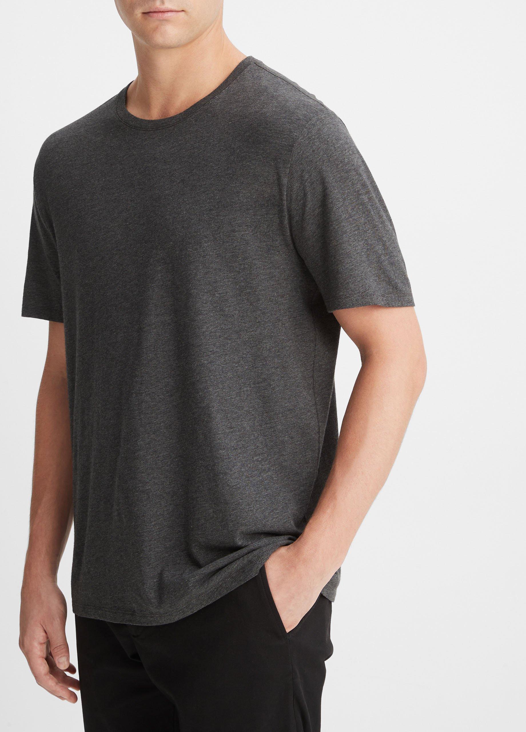 Pima Cotton Crew Neck T-Shirt Product Image