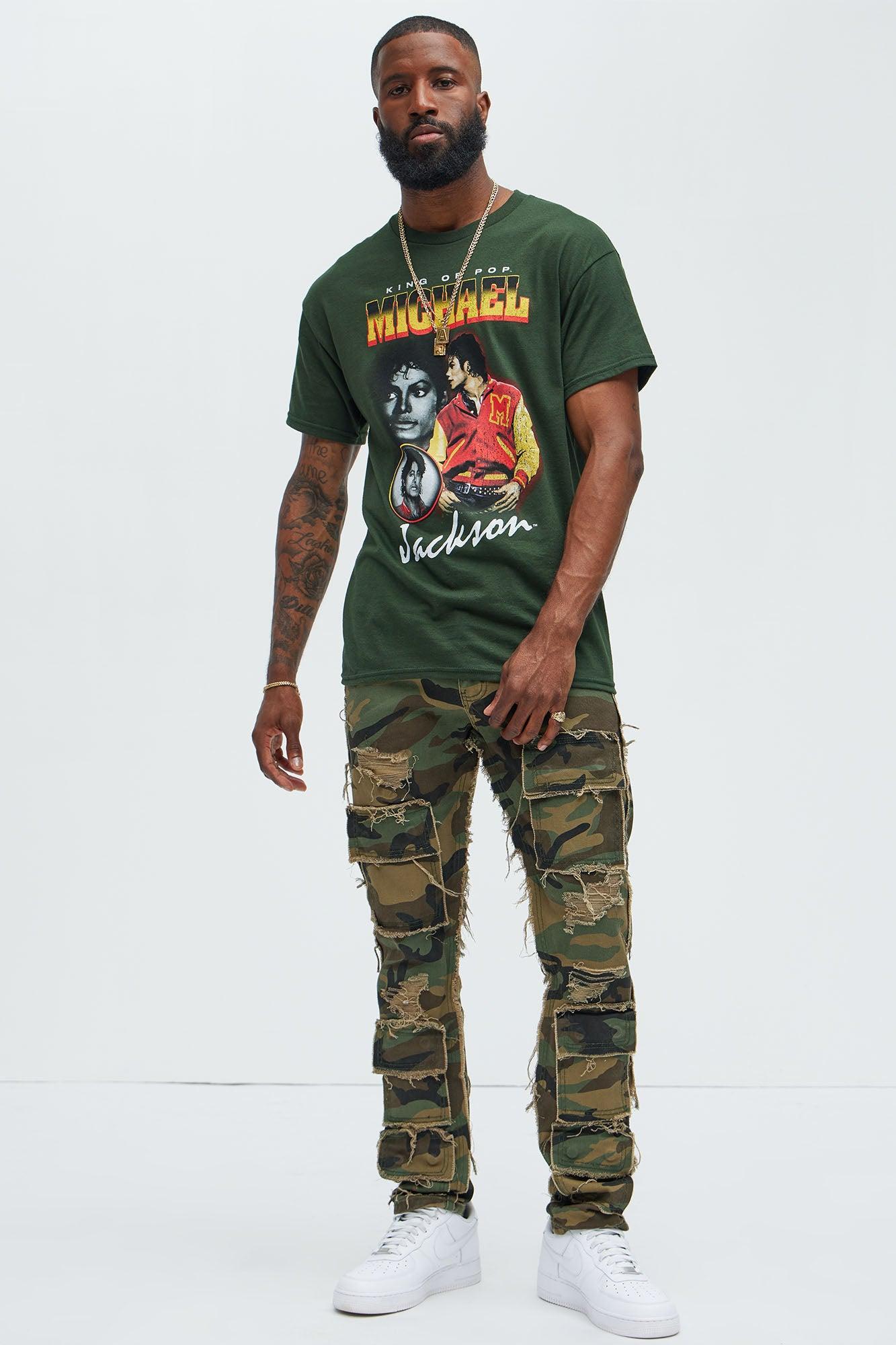 Put Me Through Cargo Slim Pants - Camouflage Product Image