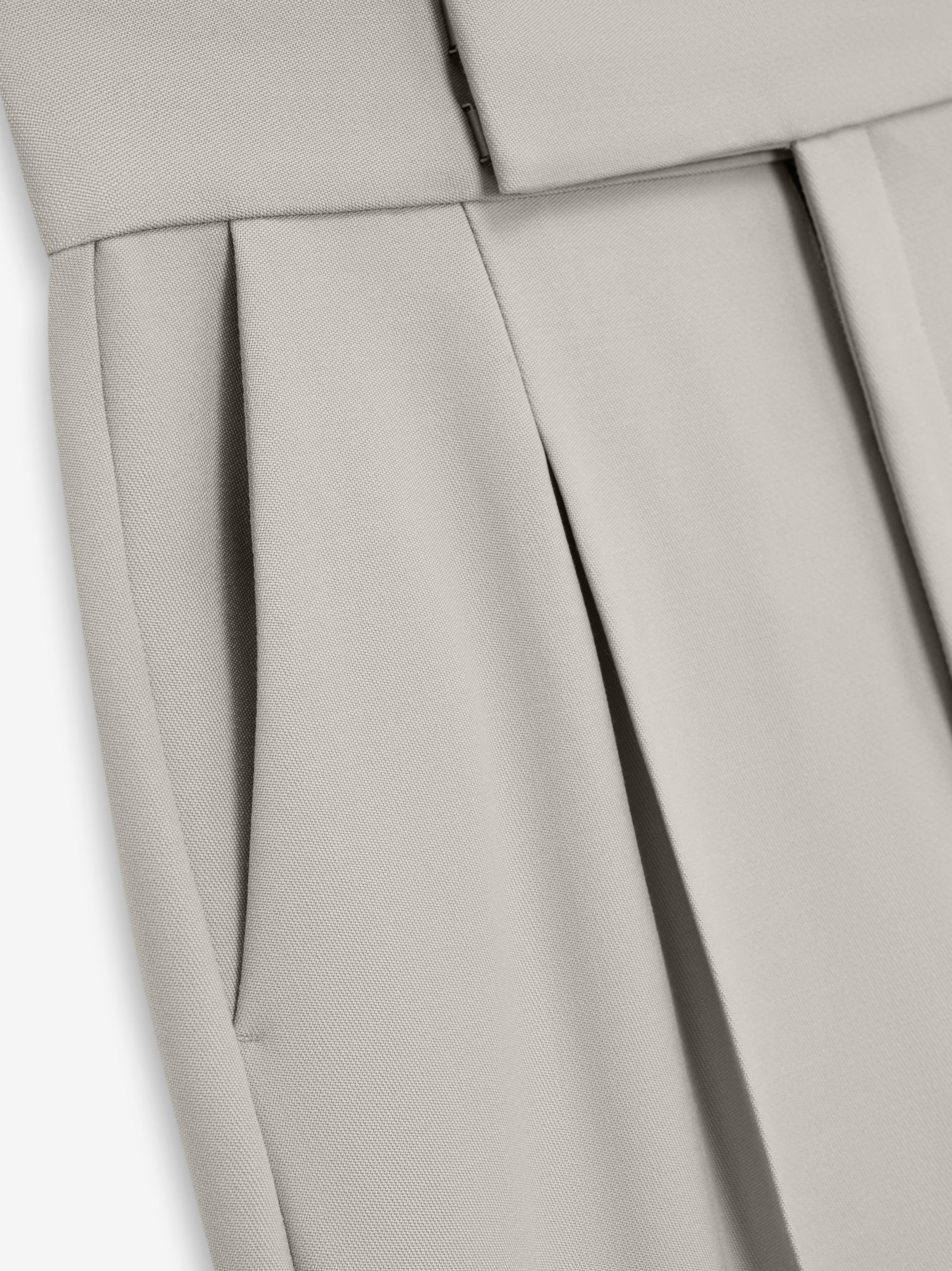 Wool Gabardine Tapered Trouser Male Product Image