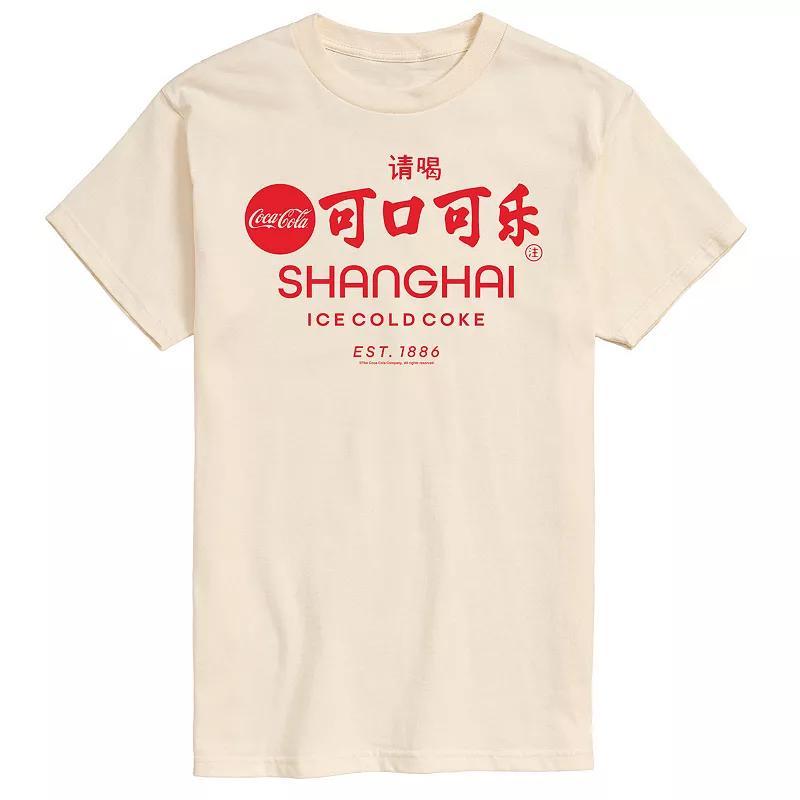 Mens Coca-Cola Shanghai Est 1886 Graphic Tee Ivory Product Image