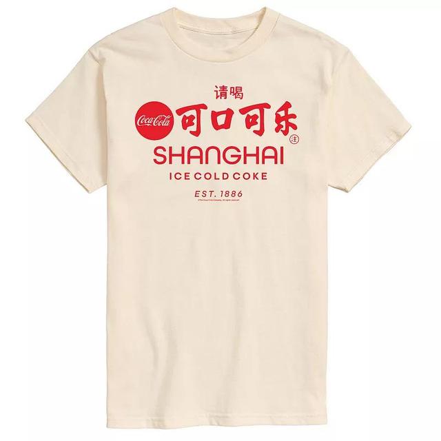 Mens Coca-Cola Shanghai Est 1886 Graphic Tee Ivory Product Image