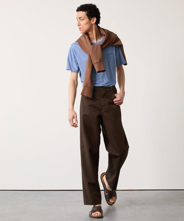 Relaxed Fit 5-Pocket Cotton Linen Pant Product Image