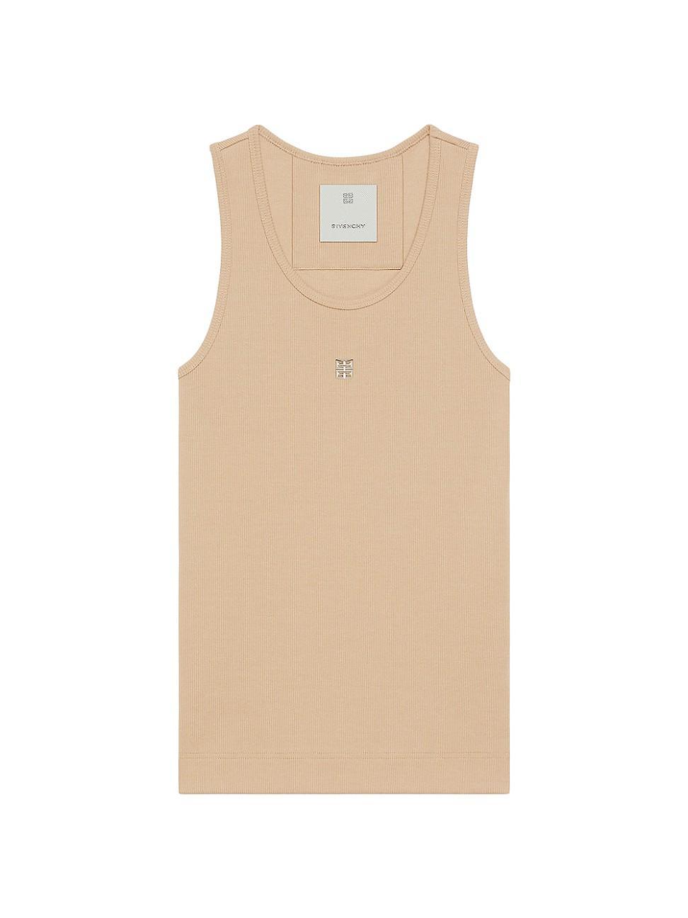 Womens Slim Fit Tank Top in Cotton Product Image