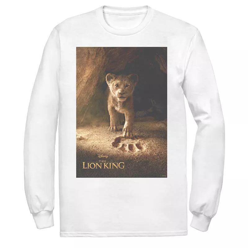 Disneys The Lion King Mens Young Simba Long Sleeve Graphic Tee Product Image