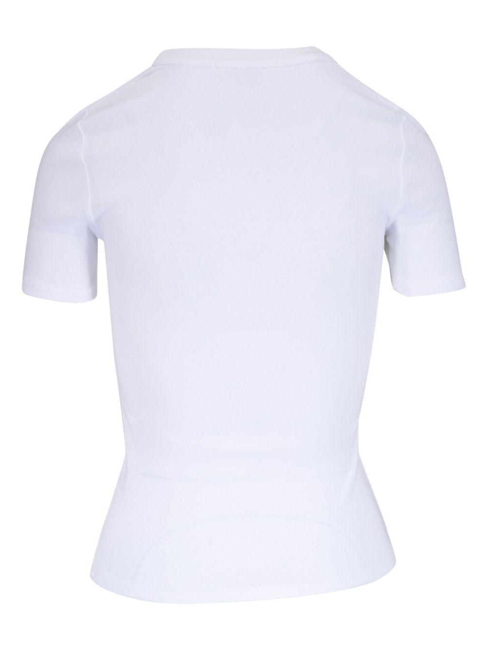 NILI LOTAN Cotton T-shirt In White Product Image