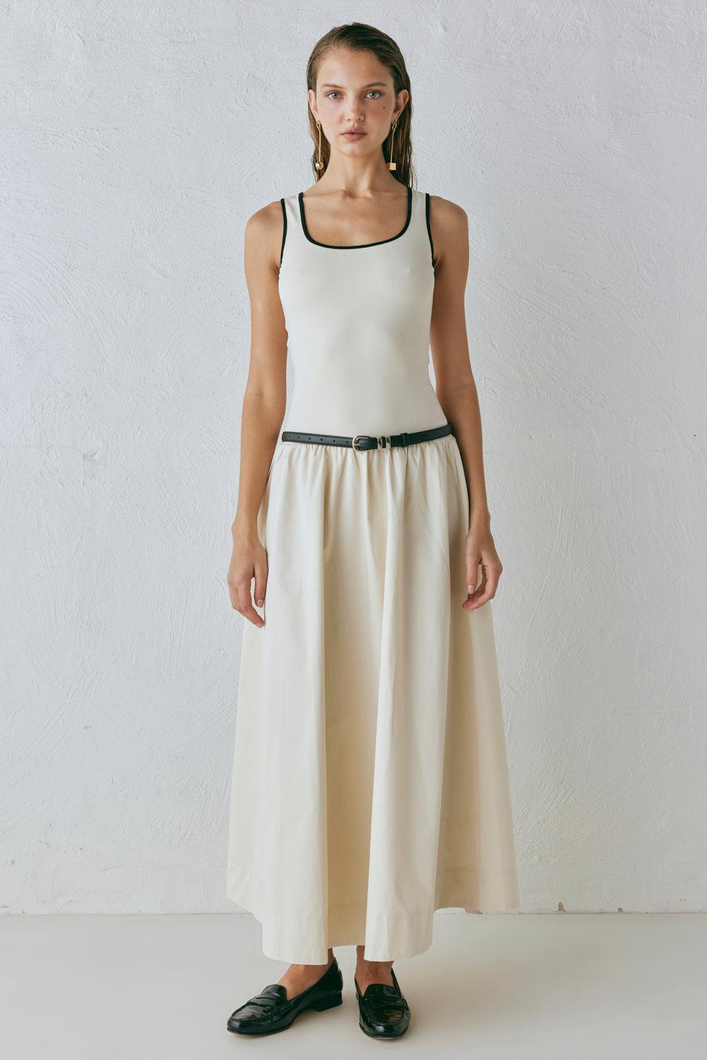 Milena Maxi Dress Cream Product Image