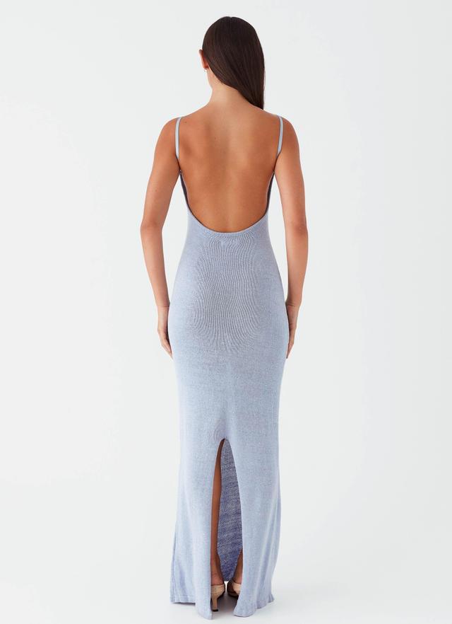 Scarlett Steel Maxi Dress - Powder Blue Product Image