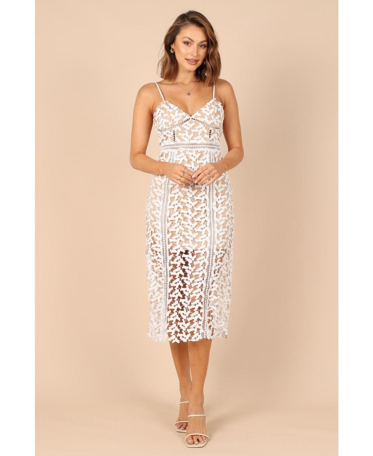 Petal and Pup Womens Franque Midi Lace Dress Product Image