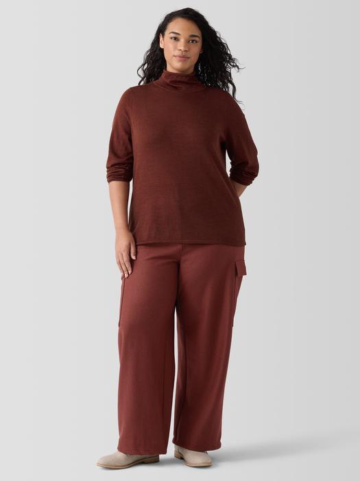 Fine Merino Turtleneck Top in Regenerative Wool Product Image