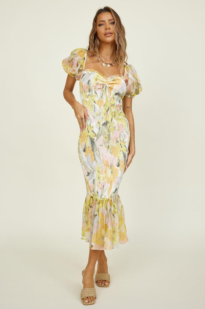 Truth Be Told Maxi Dress Yellow product image