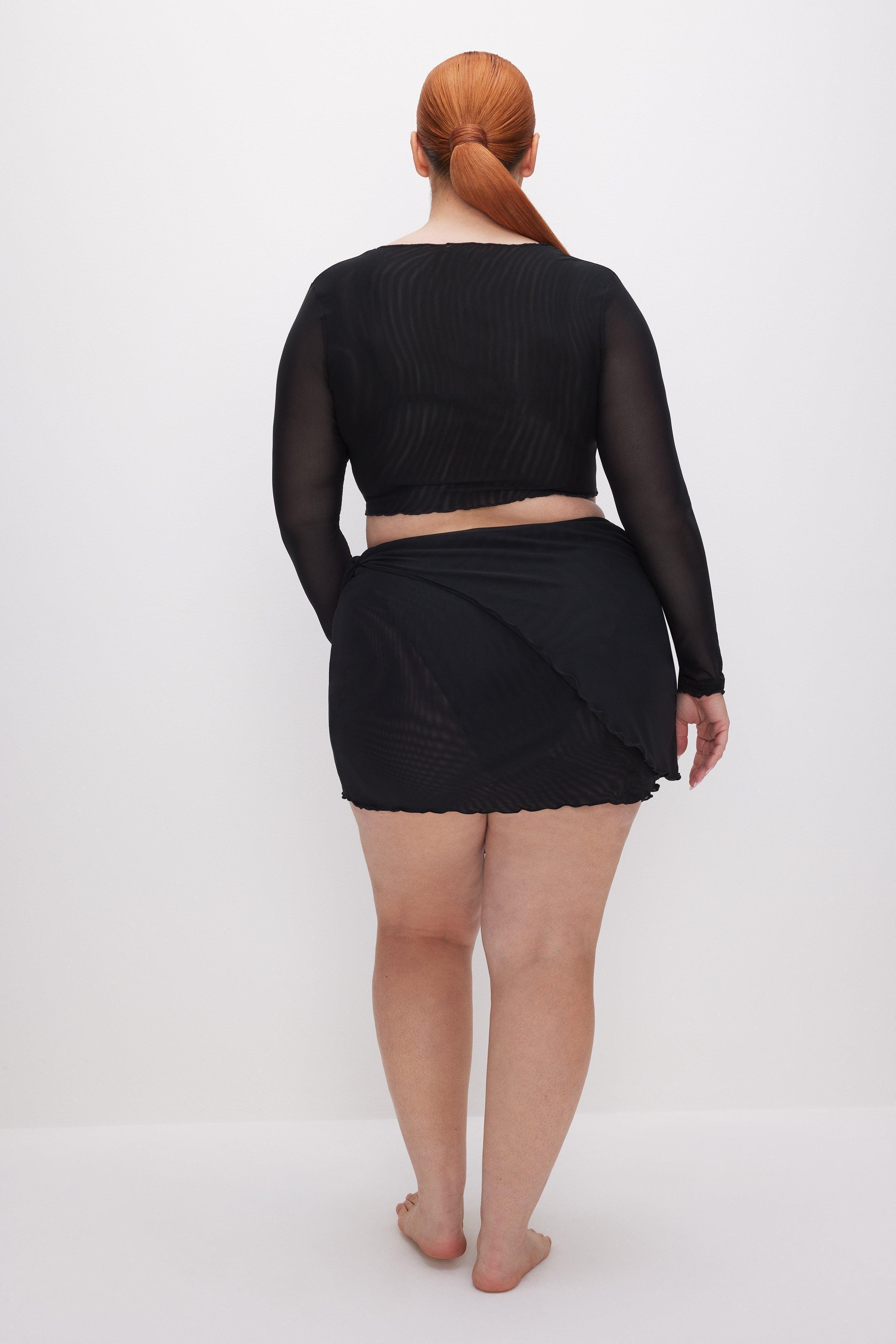 MESH MINI SKIRT | BLACK001 Product Image