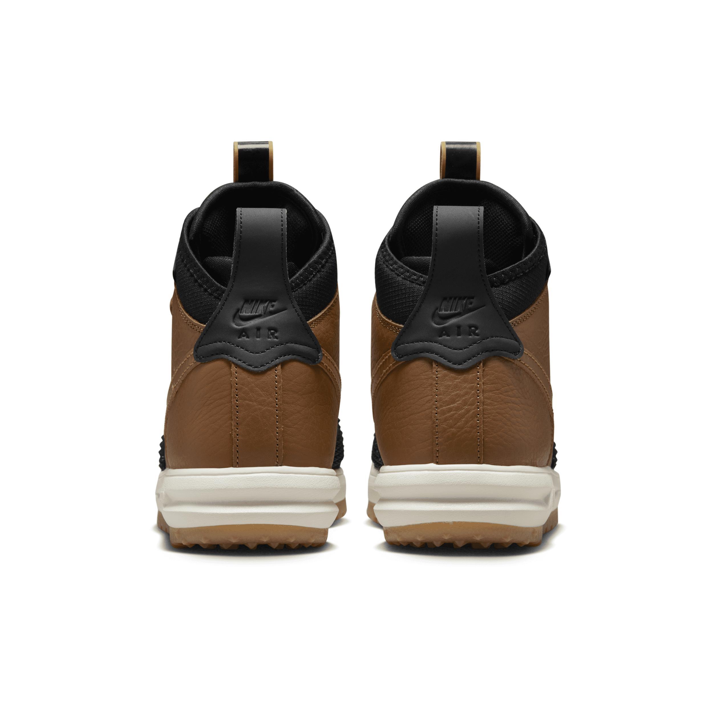 Nike Mens Nike Lunar Force 1 Duckboot - Mens Shoes Black/Gold/Brown Product Image