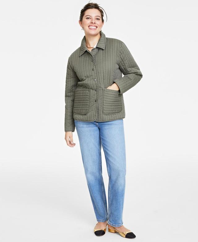 Women's Quilted Chore Jacket, Created for Macy's Product Image