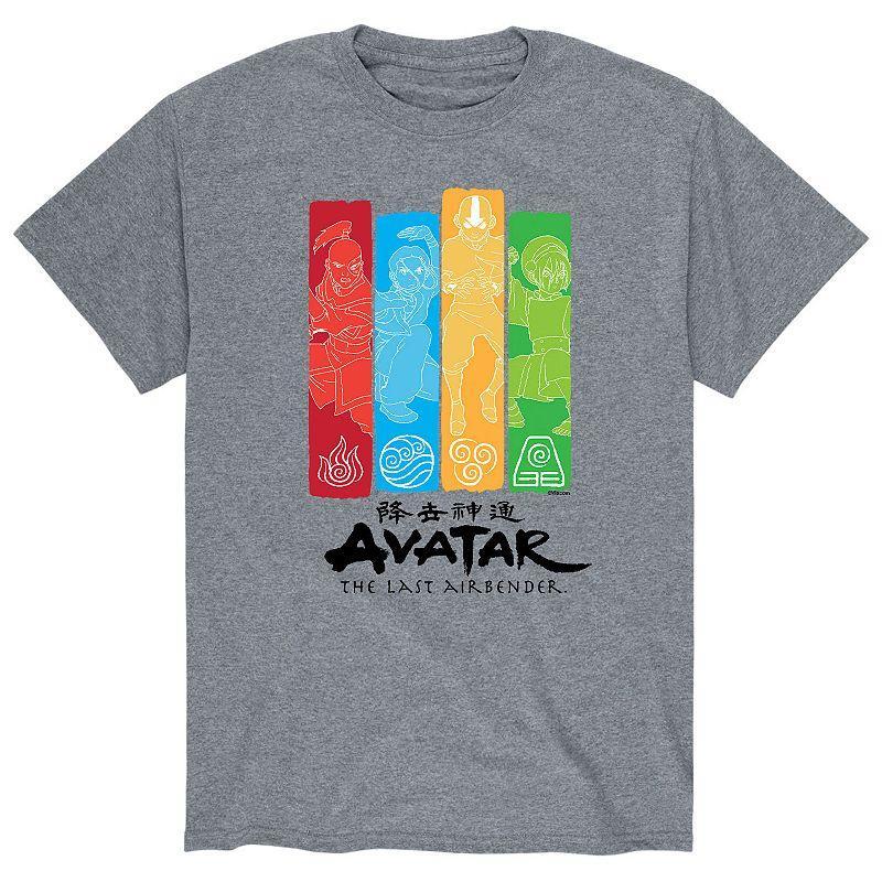 Big & Tall Avatar The Last Airbender Four Nations Graphic Tee, Mens Product Image