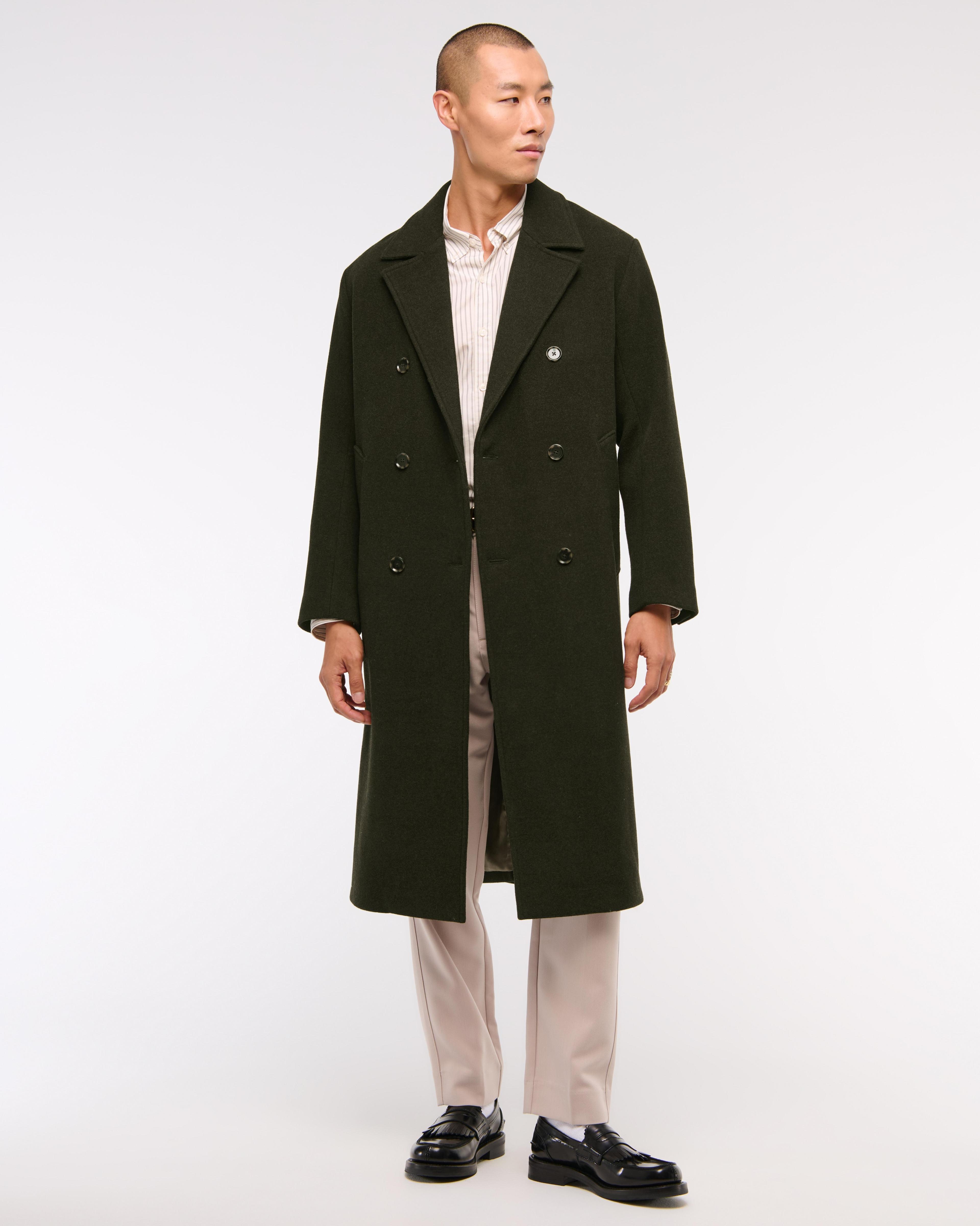 Double Breasted Long Coat Product Image