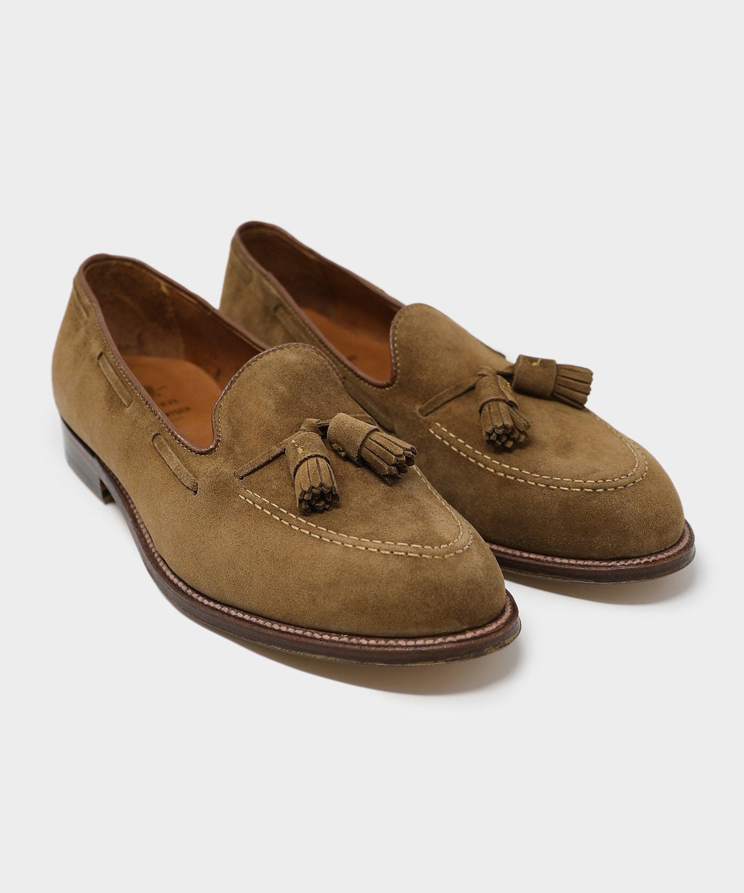 Alden Tassel Loafer in Suede Snuff Product Image