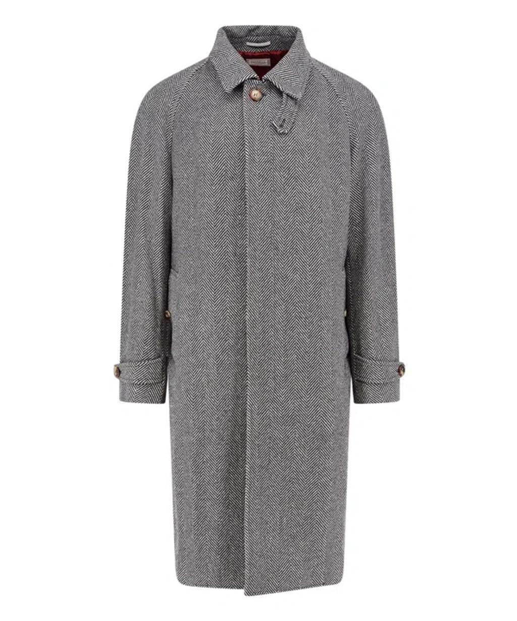 BRUNELLO CUCINELLI Coat In Gray Product Image