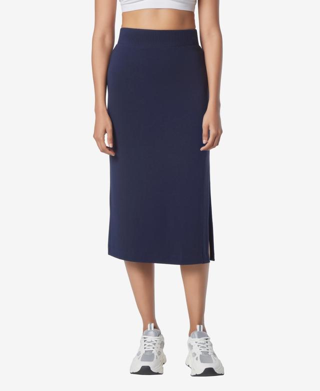 Andrew Marc Sport Womens Vented Midi Skirt Product Image