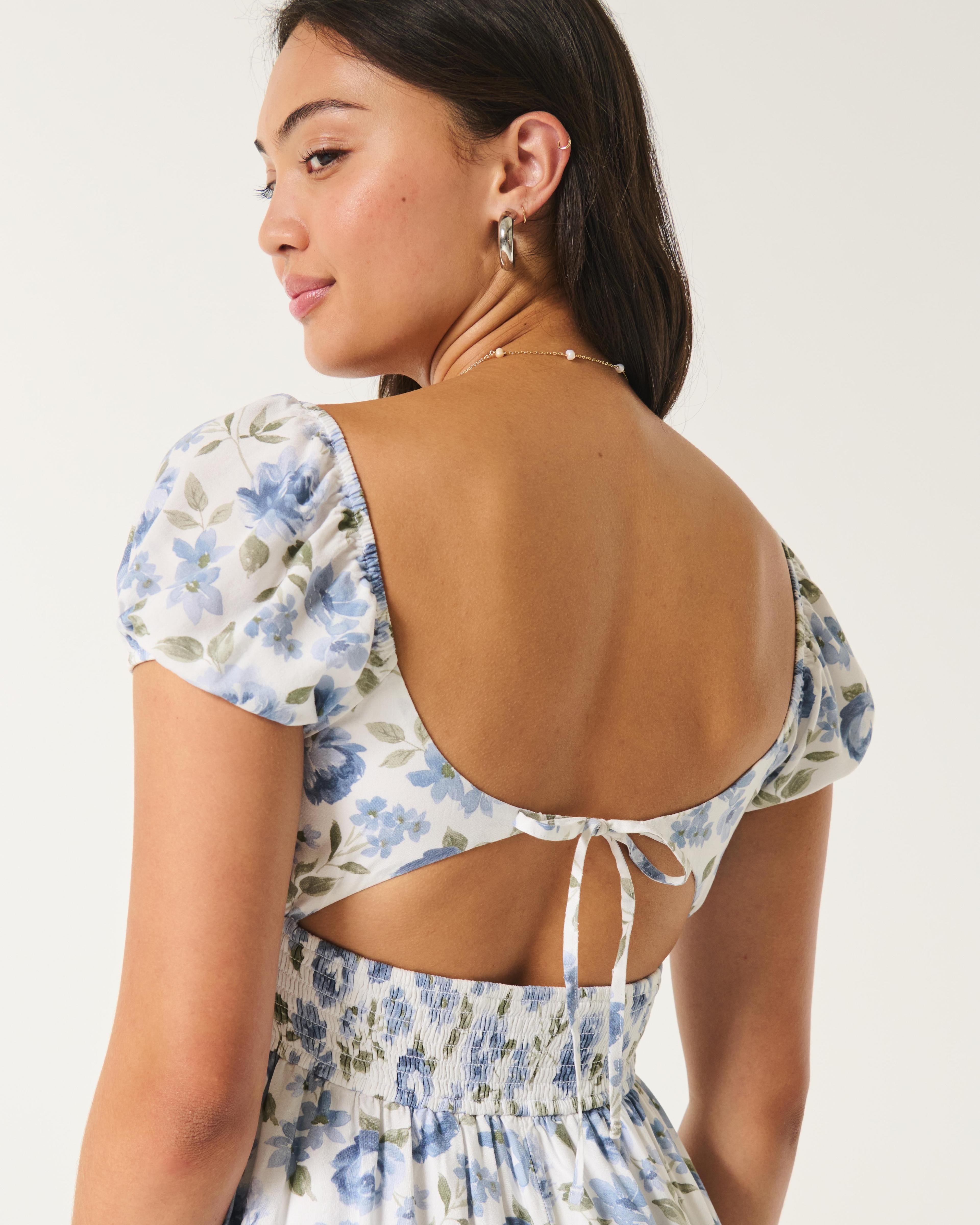 Open Back Tiered Mini Dress Product Image