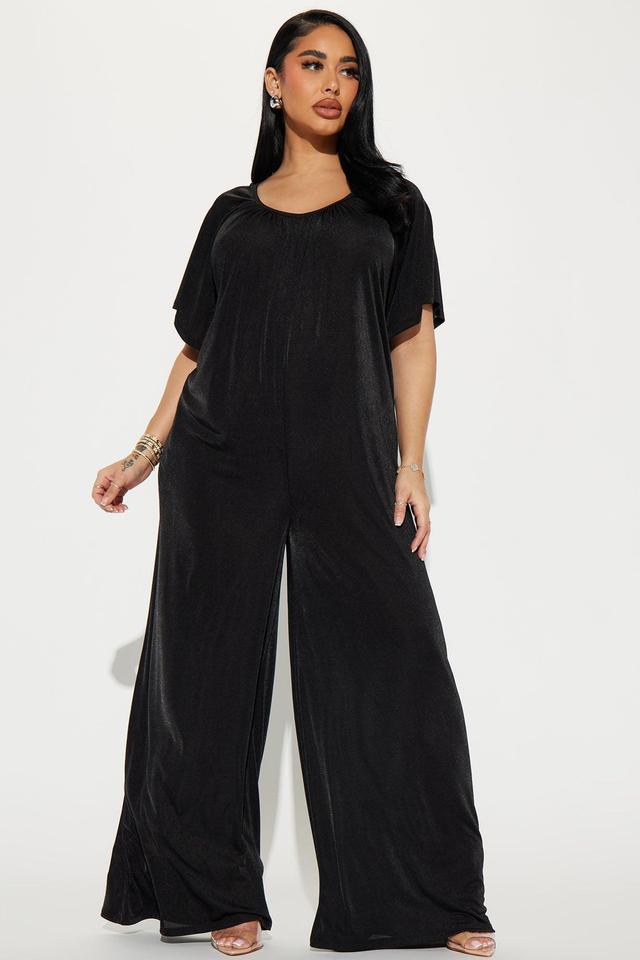 Follow The Rules Jumpsuit - Black Product Image