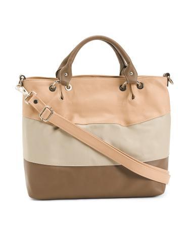 Leather Layer Satchel for Women Product Image