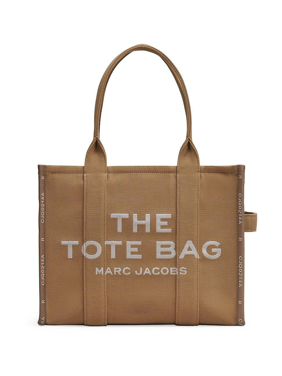 The Jacquard Large Tote Bag In Black Product Image