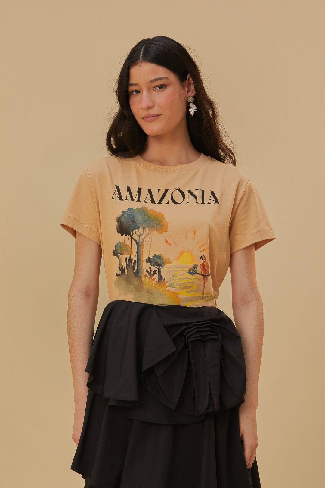 Amazonia Fit T-Shirt, BEIGE / S Product Image