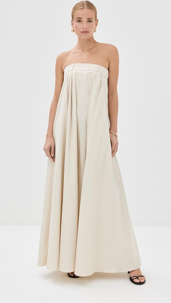 Róhe Strapless Volume Dress | Shopbop Product Image