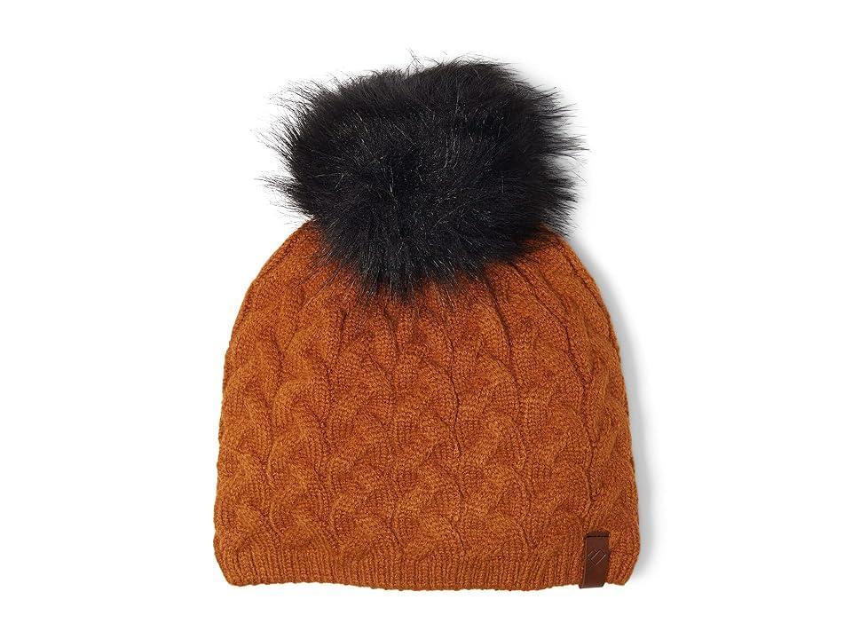 Obermeyer NYC FF Pom Beanie (Copper Bowl) Caps Product Image