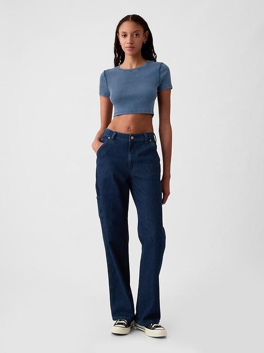 Modern Rib Cropped T-Shirt Product Image