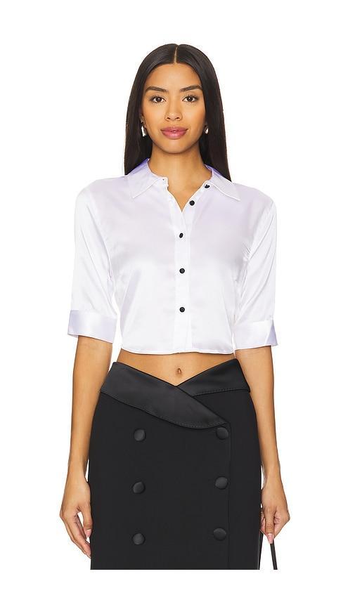 Niccola Cropped Fitted Blouse Product Image