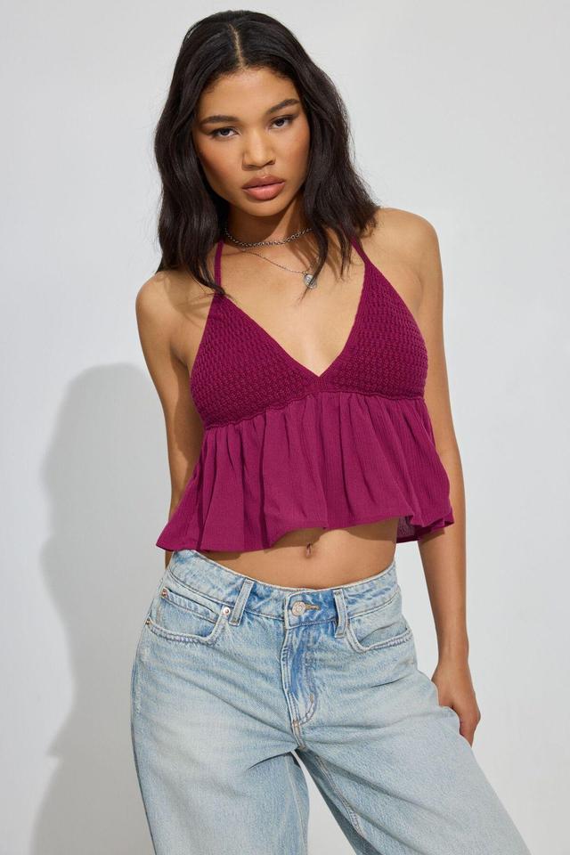 Crochet Halter Top Product Image