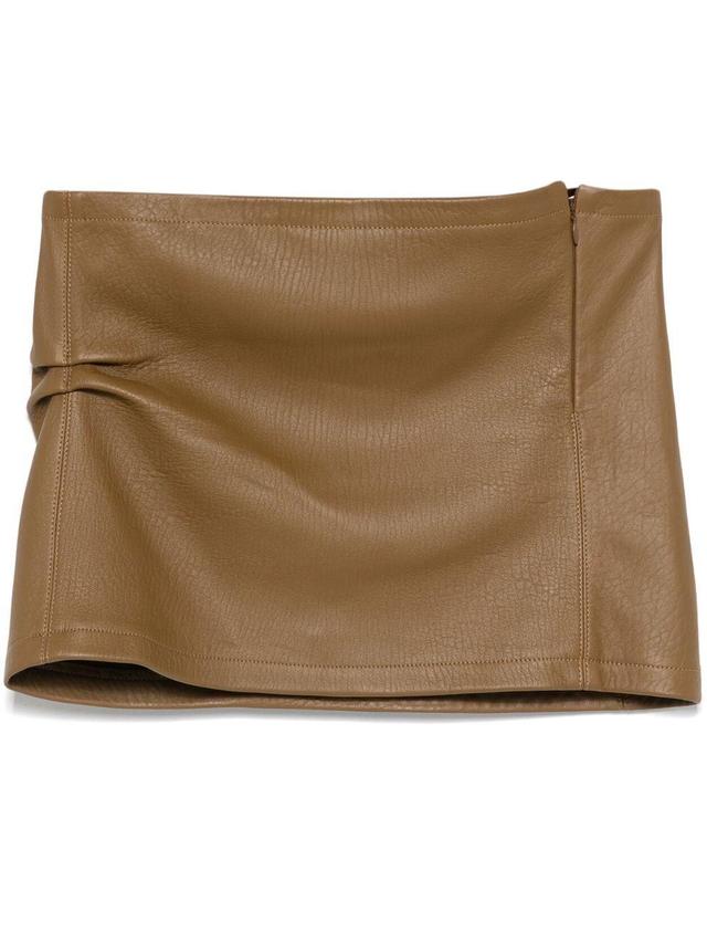 leather mini skirt Product Image