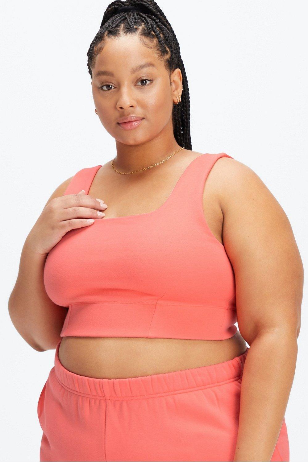 Fabletics Autumn Low Impact Sports Bra Womens pink plus Size 2X Product Image