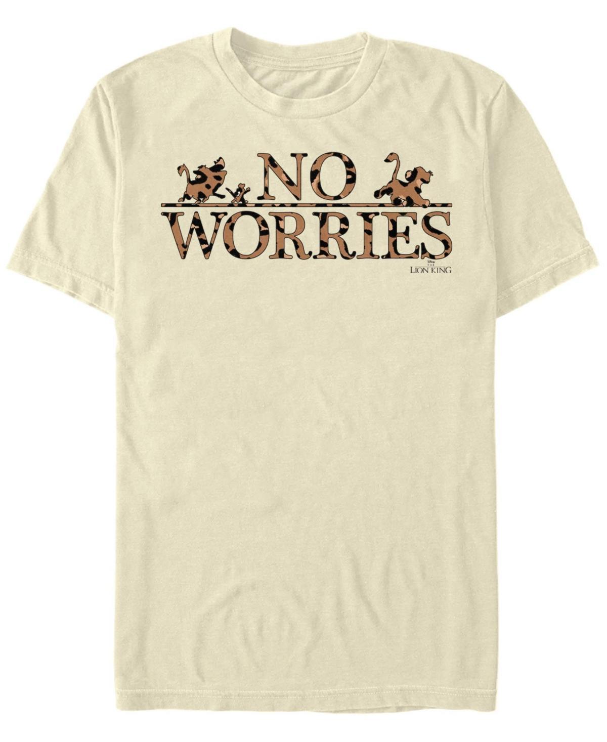 Fifth Sun Mens No Worries Leopard Short Sleeve Crew T-shirt Product Image