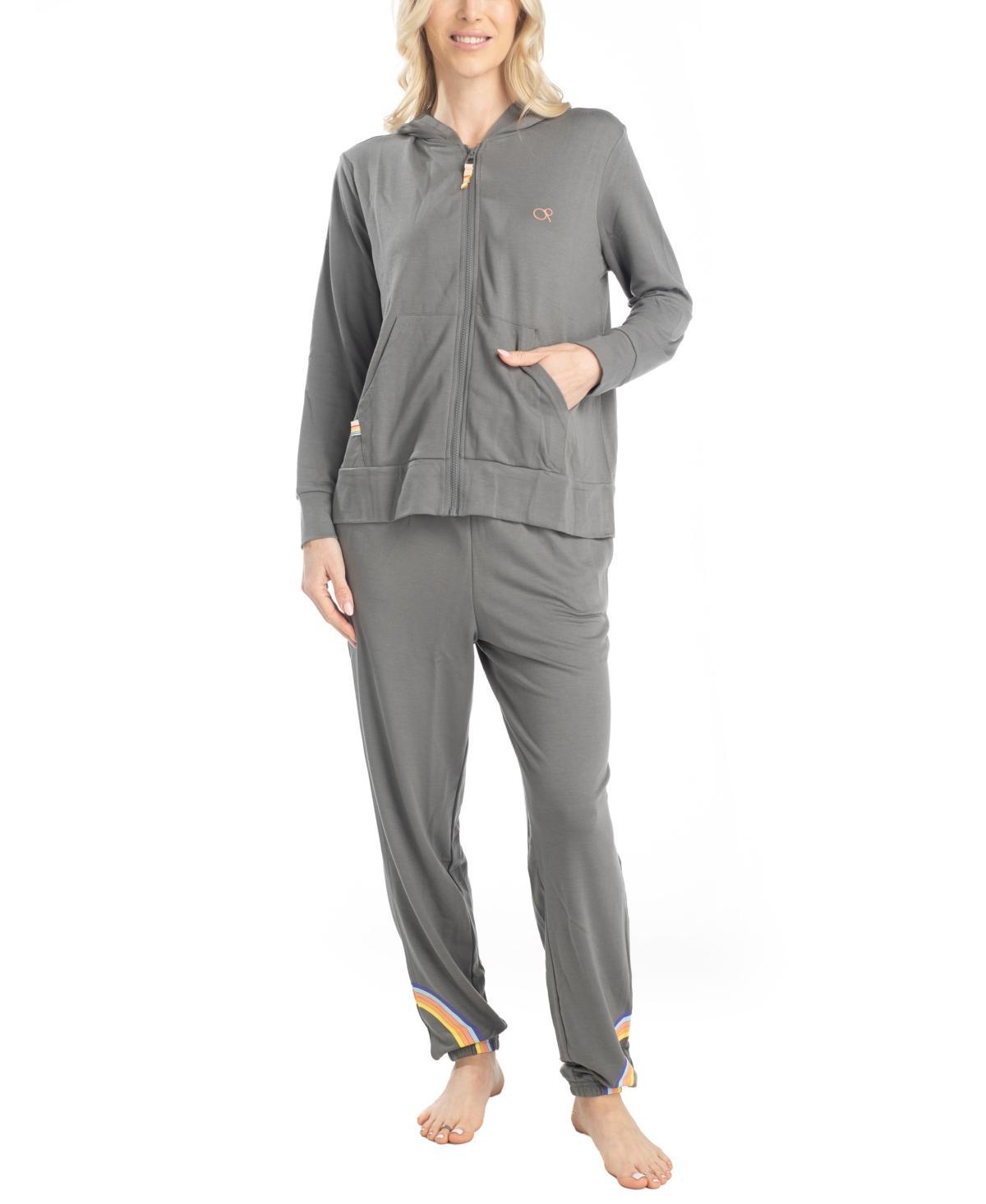 Womens Ocean Pacific Day Breakers Hoodie & Jogger Pants Set Product Image