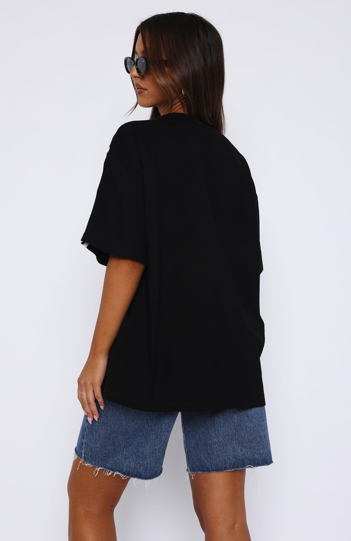 Always A Statement Oversized Tee Black Product Image