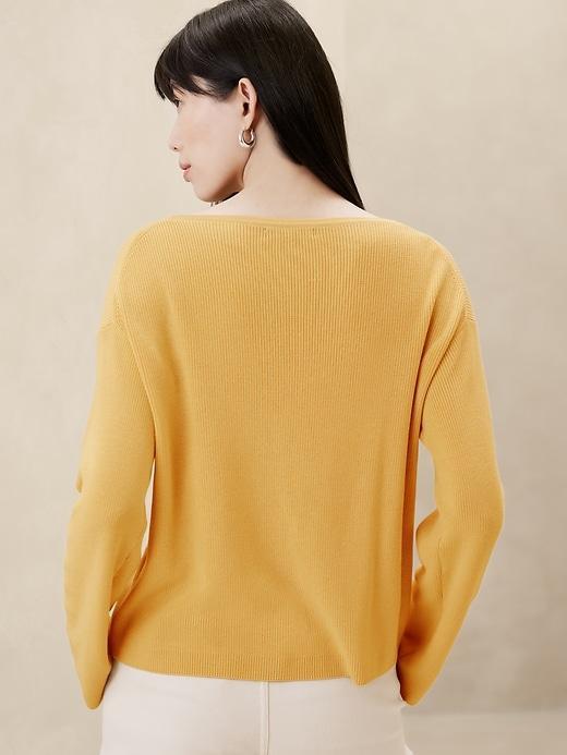 Boat-Neck Sweater Product Image