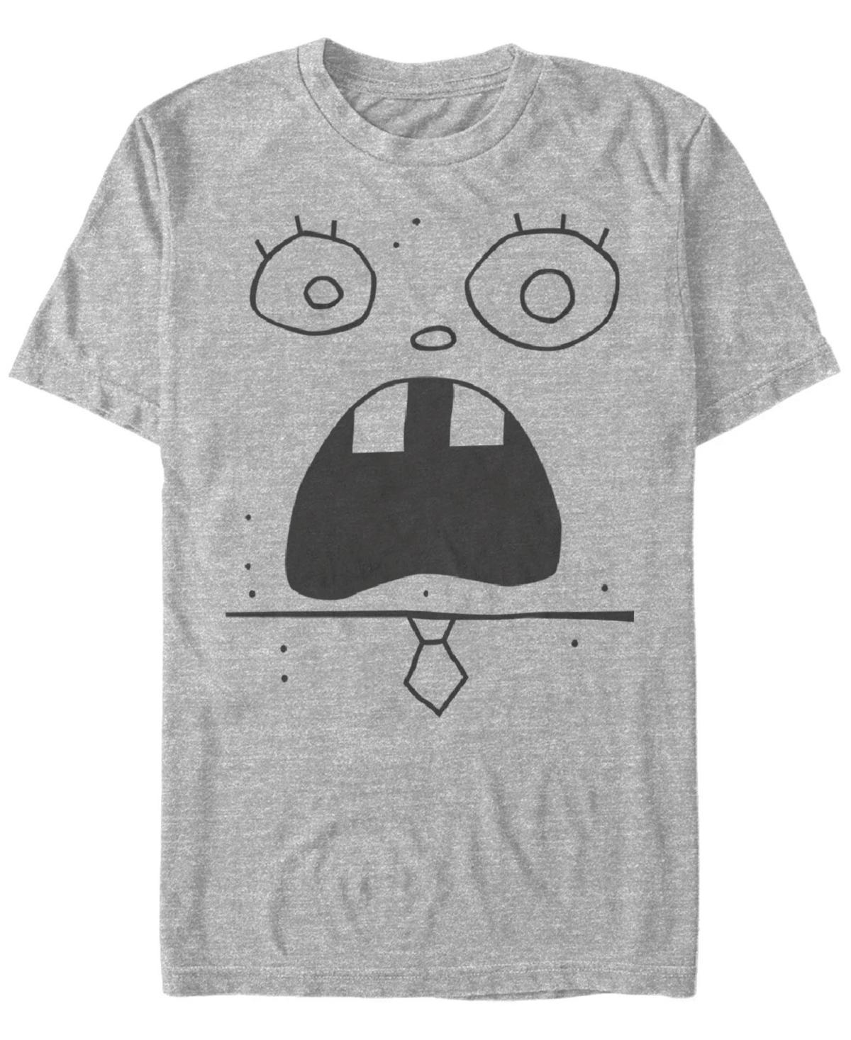 Fifth Sun Mens Doodlebob Face Tee Short Sleeve Crew T-shirt Product Image