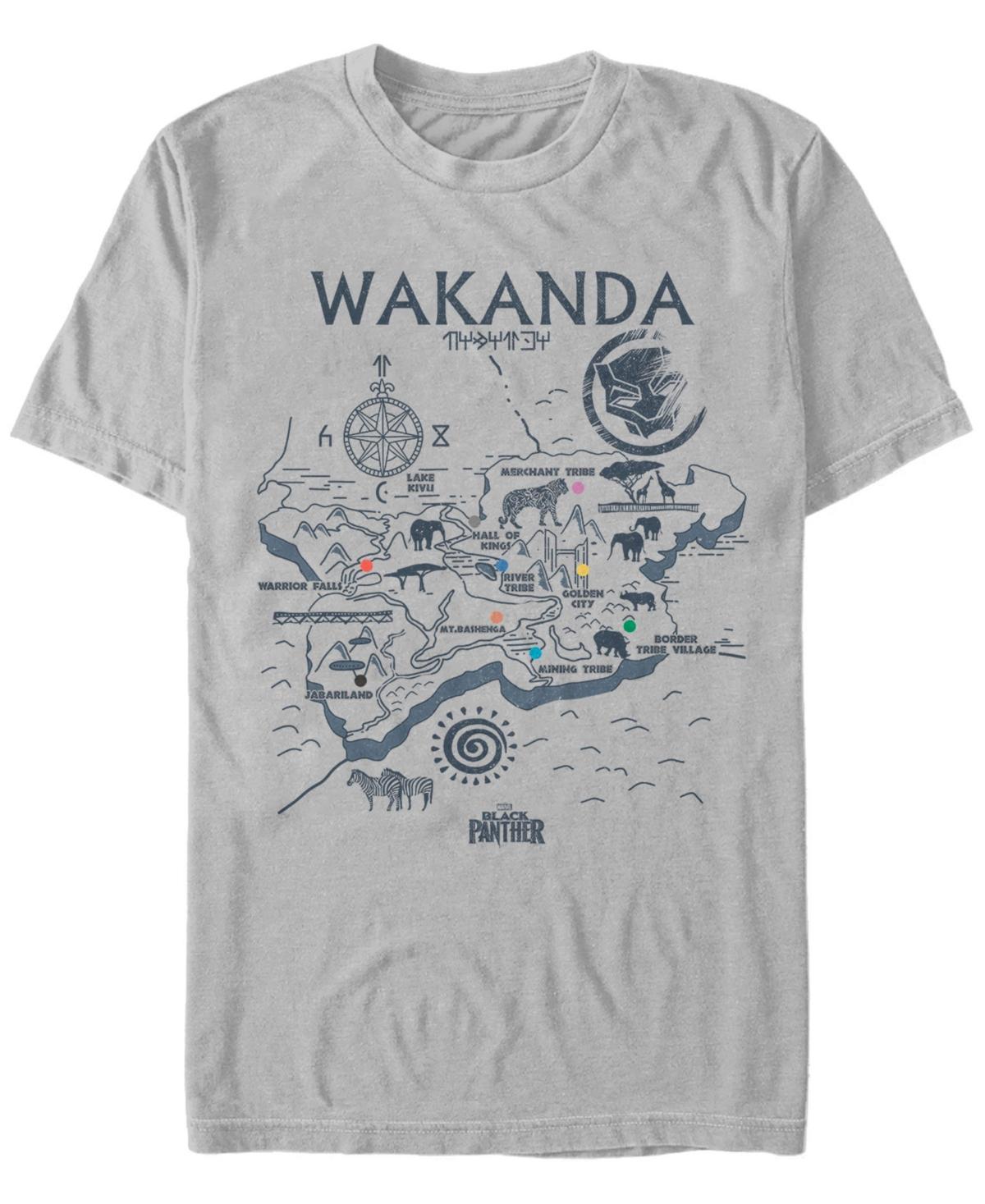 Mens Marvel Black Panther Wakanda Map Graphic Tee Product Image