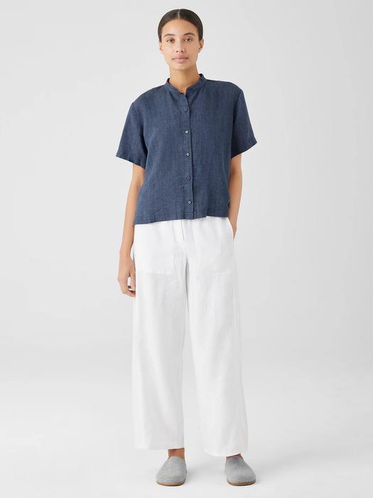 Organic Linen Wide Trouser Pant Product Image