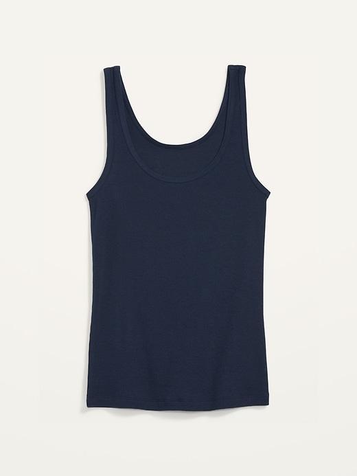 Rib-Knit First Layer Tank Top Product Image