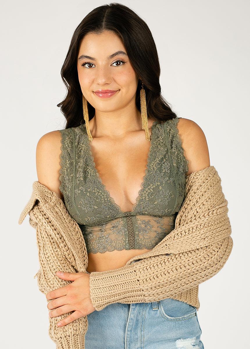 Sylvan Bralette in Olive Product Image