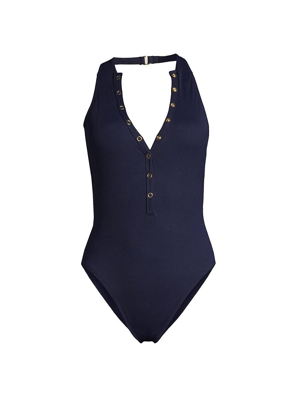 Robin Piccone Amy Rib One-Piece Swimsuit Product Image