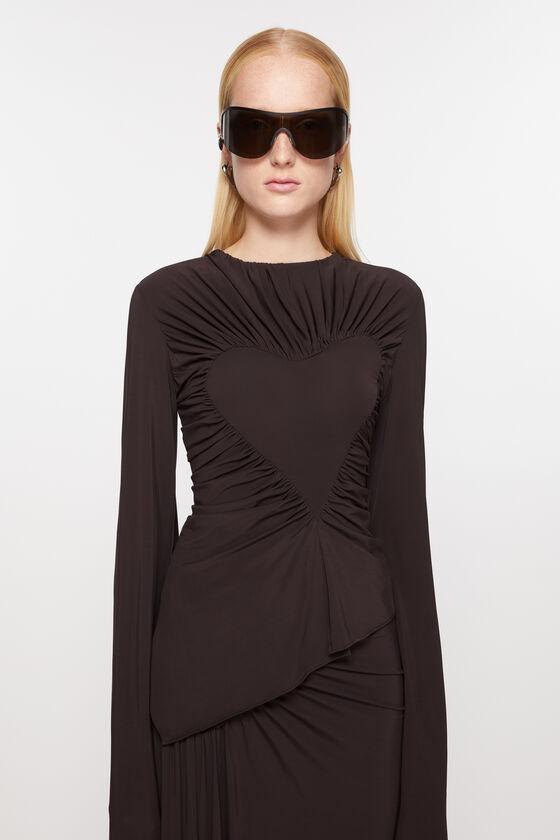 Asymmetric draped top Product Image