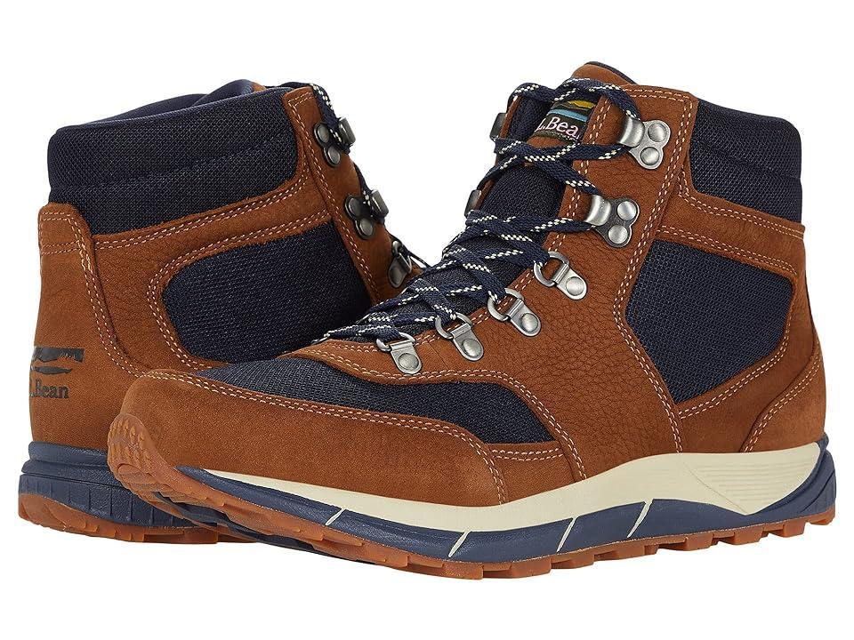 L.L.Bean Mountain Classic Water Resistant Hiker (Saddle/Classic Navy) Men's Shoes Product Image