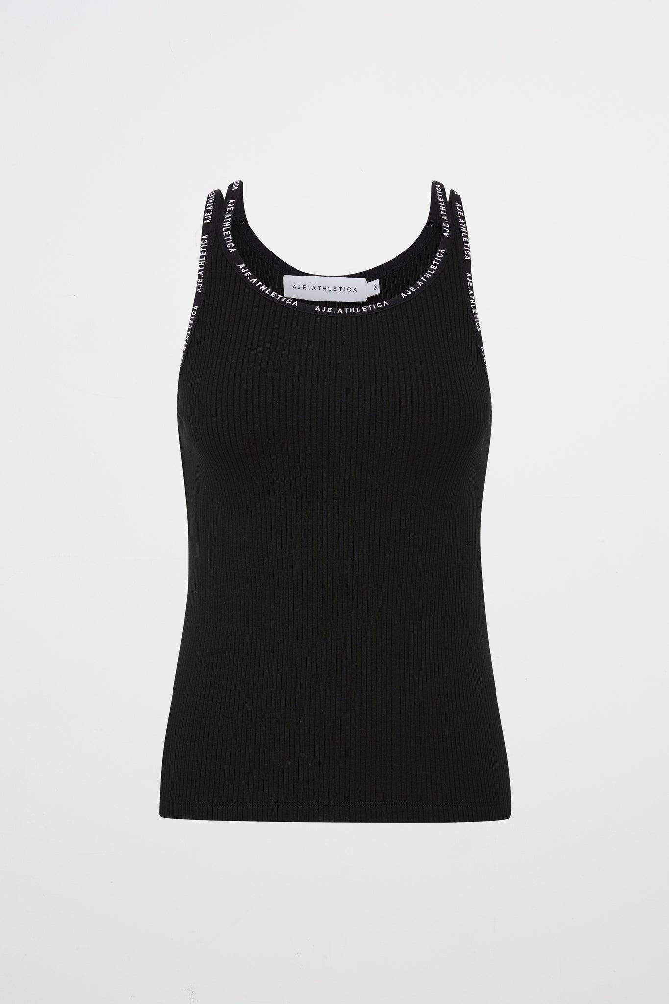 Logo Strap Ribbed Tank 142 Product Image