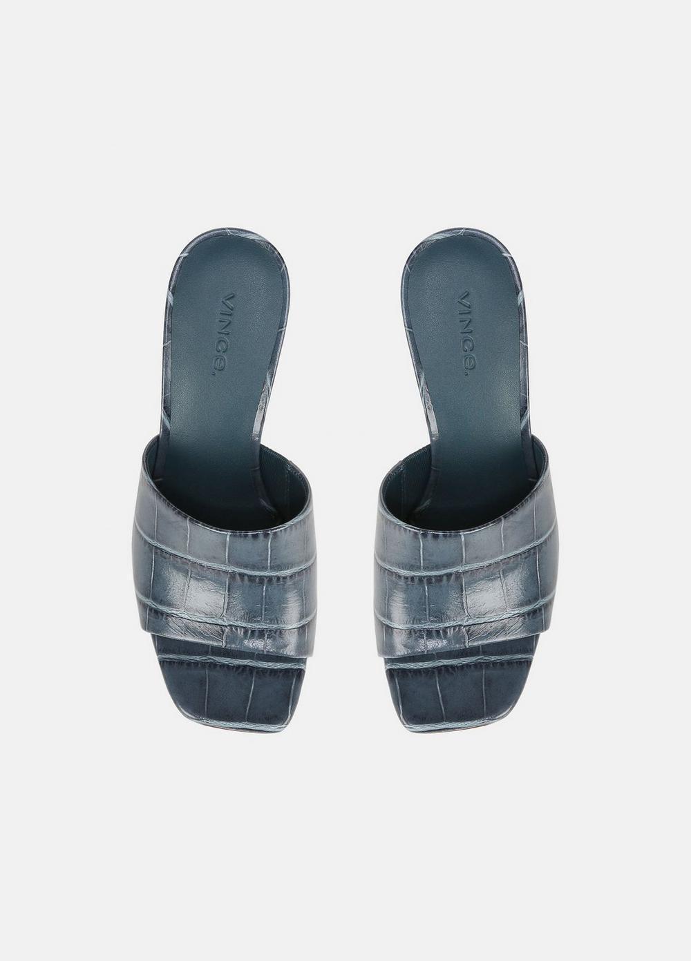 Pia Leather Wedge Sandal Product Image