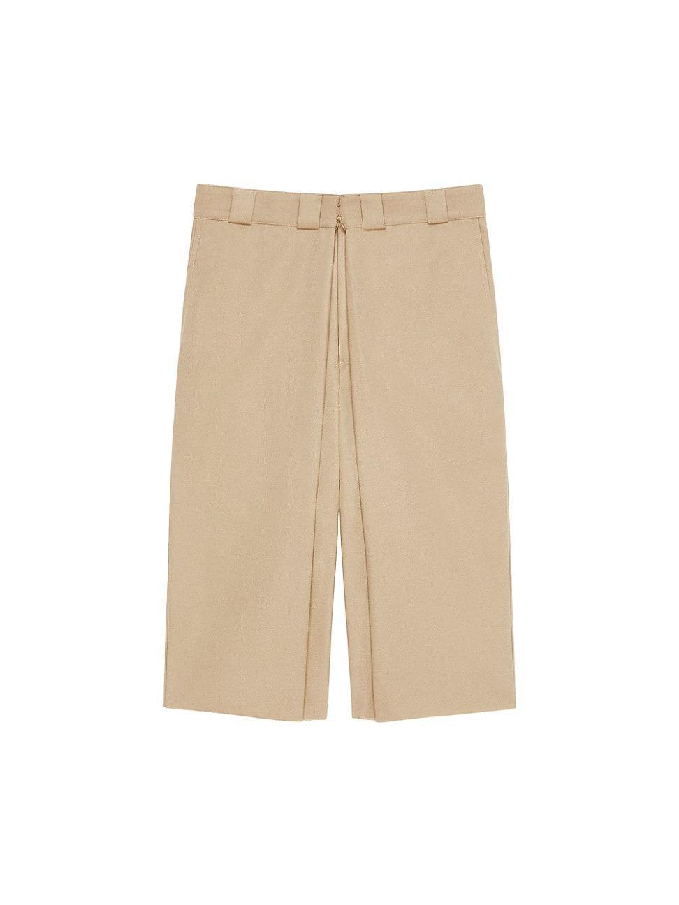 Mens Extra Wide Chino Bermuda Shorts in Canvas Product Image