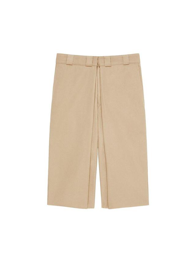 Mens Extra Wide Chino Bermuda Shorts in Canvas Product Image